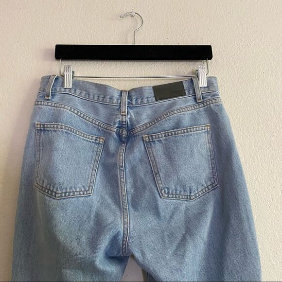 LF Carmar Blue Ripped Alexander Hannah Baggy Trendy Distressed Boyfriend Jeans - Picture 8 of 11